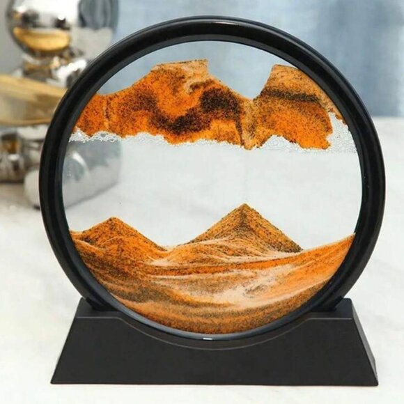 3D Sandscape Moving-Sand Frame, Art Sand Painting Glass in Display - Picture 4 of 5